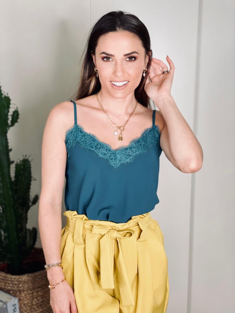 Débardeur Romy Vert canard