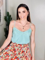Débardeur Romy Bleu Vert