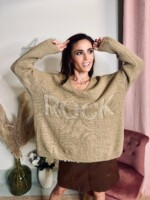 Pull Rock Beige Foncé