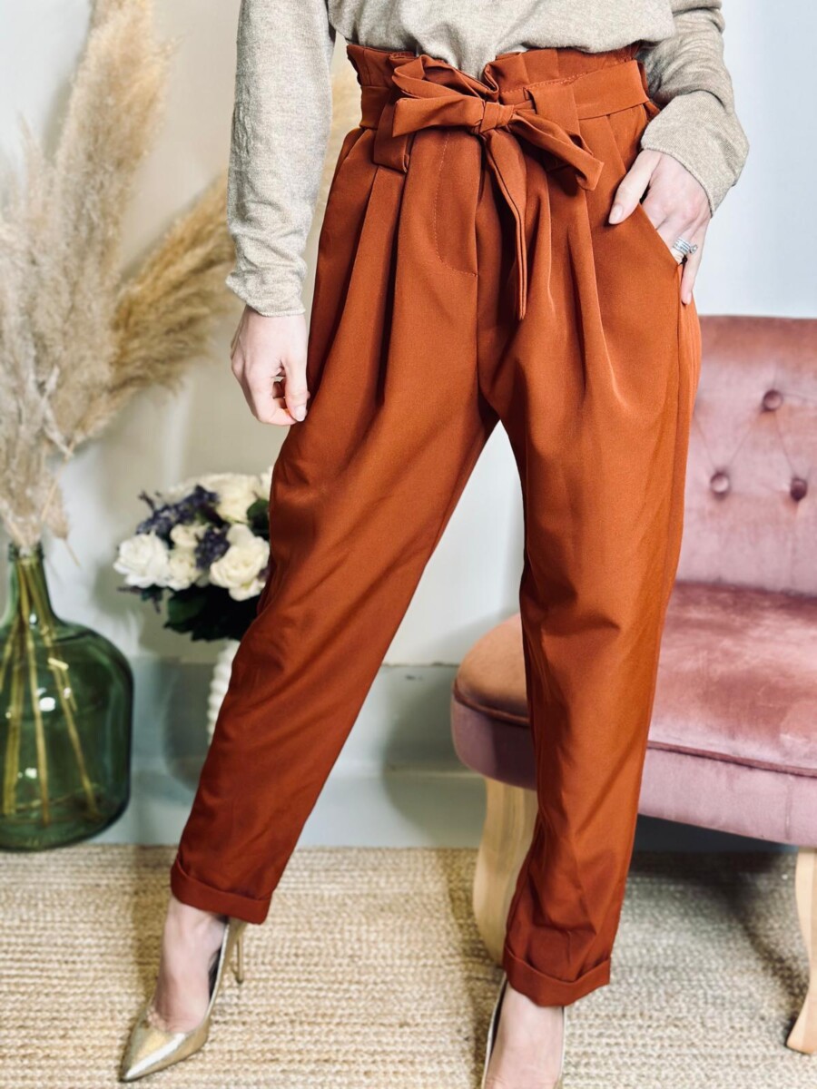 Pantalon Carla Terracotta